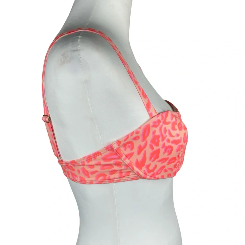 NWT Billabong Lei Low Olivia Underwire Top Reversible Hike Bikini Bottom Set